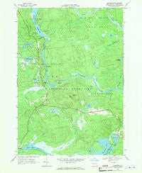 Childwold New York Historical topographic map, 1:24000 scale, 7.5 X 7.5 Minute, Year 1968