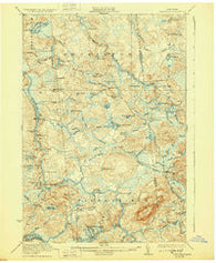 Childwold New York Historical topographic map, 1:62500 scale, 15 X 15 Minute, Year 1922
