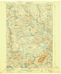 Childwold New York Historical topographic map, 1:62500 scale, 15 X 15 Minute, Year 1922