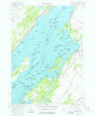 Chippewa Bay New York Historical topographic map, 1:24000 scale, 7.5 X 7.5 Minute, Year 1958