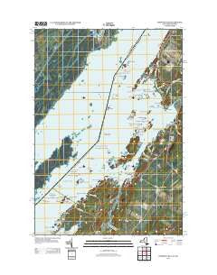 Chippewa Bay New York Historical topographic map, 1:24000 scale, 7.5 X 7.5 Minute, Year 2013