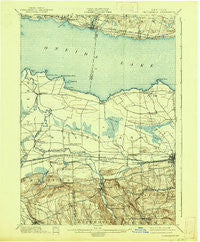 Chittenango New York Historical topographic map, 1:62500 scale, 15 X 15 Minute, Year 1902