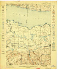 Chittenango New York Historical topographic map, 1:62500 scale, 15 X 15 Minute, Year 1898