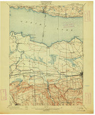 Chittenango New York Historical topographic map, 1:62500 scale, 15 X 15 Minute, Year 1902
