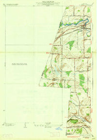 Churchville New York Historical topographic map, 1:24000 scale, 7.5 X 7.5 Minute, Year 1935