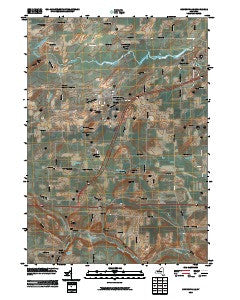 Churchville New York Historical topographic map, 1:24000 scale, 7.5 X 7.5 Minute, Year 2010