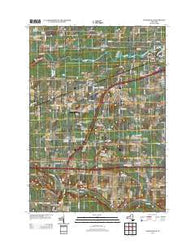 Churchville New York Historical topographic map, 1:24000 scale, 7.5 X 7.5 Minute, Year 2013
