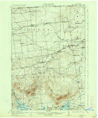 Churubusco New York Historical topographic map, 1:62500 scale, 15 X 15 Minute, Year 1915