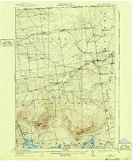 Churubusco New York Historical topographic map, 1:62500 scale, 15 X 15 Minute, Year 1915