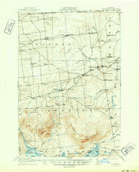 Churubusco New York Historical topographic map, 1:62500 scale, 15 X 15 Minute, Year 1915