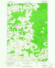 Churubusco New York Historical topographic map, 1:24000 scale, 7.5 X 7.5 Minute, Year 1964