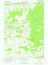 Churubusco New York Historical topographic map, 1:24000 scale, 7.5 X 7.5 Minute, Year 1964