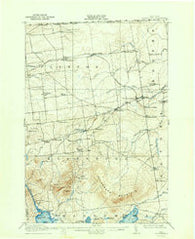 Churubusco New York Historical topographic map, 1:62500 scale, 15 X 15 Minute, Year 1915