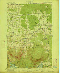 Churubusco New York Historical topographic map, 1:62500 scale, 15 X 15 Minute, Year 1915