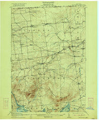 Churubusco New York Historical topographic map, 1:62500 scale, 15 X 15 Minute, Year 1915