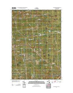 Churubusco New York Historical topographic map, 1:24000 scale, 7.5 X 7.5 Minute, Year 2013