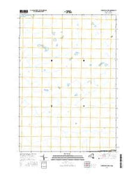Churubusco OE N New York Current topographic map, 1:24000 scale, 7.5 X 7.5 Minute, Year 2016