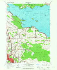 Cicero New York Historical topographic map, 1:24000 scale, 7.5 X 7.5 Minute, Year 1957