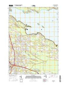 Cicero New York Current topographic map, 1:24000 scale, 7.5 X 7.5 Minute, Year 2016