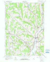 Cincinnatus New York Historical topographic map, 1:24000 scale, 7.5 X 7.5 Minute, Year 1943