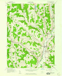 Cincinnatus New York Historical topographic map, 1:24000 scale, 7.5 X 7.5 Minute, Year 1943