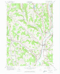 Cincinnatus New York Historical topographic map, 1:24000 scale, 7.5 X 7.5 Minute, Year 1943