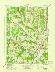 Cincinnatus New York Historical topographic map, 1:31680 scale, 7.5 X 7.5 Minute, Year 1944