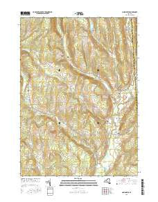 Cincinnatus New York Current topographic map, 1:24000 scale, 7.5 X 7.5 Minute, Year 2016
