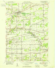 Clarence New York Historical topographic map, 1:24000 scale, 7.5 X 7.5 Minute, Year 1950