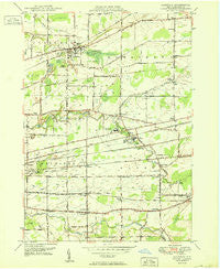 Clarence New York Historical topographic map, 1:24000 scale, 7.5 X 7.5 Minute, Year 1950