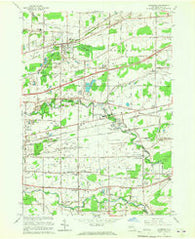 Clarence New York Historical topographic map, 1:24000 scale, 7.5 X 7.5 Minute, Year 1965