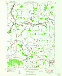Clarence Center New York Historical topographic map, 1:24000 scale, 7.5 X 7.5 Minute, Year 1950