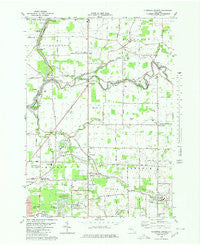 Clarence Center New York Historical topographic map, 1:25000 scale, 7.5 X 7.5 Minute, Year 1980
