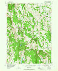 Clarksville New York Historical topographic map, 1:24000 scale, 7.5 X 7.5 Minute, Year 1953