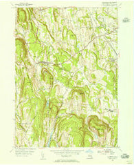 Clarksville New York Historical topographic map, 1:24000 scale, 7.5 X 7.5 Minute, Year 1953