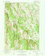 Clarksville New York Historical topographic map, 1:24000 scale, 7.5 X 7.5 Minute, Year 1953