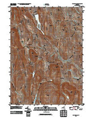 Clarksville New York Historical topographic map, 1:24000 scale, 7.5 X 7.5 Minute, Year 2010