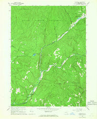 Claryville New York Historical topographic map, 1:24000 scale, 7.5 X 7.5 Minute, Year 1966