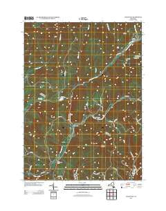 Claryville New York Historical topographic map, 1:24000 scale, 7.5 X 7.5 Minute, Year 2013