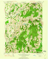 Claverack New York Historical topographic map, 1:24000 scale, 7.5 X 7.5 Minute, Year 1947