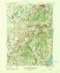 Claverack New York Historical topographic map, 1:31680 scale, 7.5 X 7.5 Minute, Year 1947