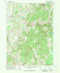Claverack New York Historical topographic map, 1:24000 scale, 7.5 X 7.5 Minute, Year 1960