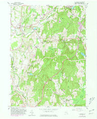 Claverack New York Historical topographic map, 1:24000 scale, 7.5 X 7.5 Minute, Year 1960