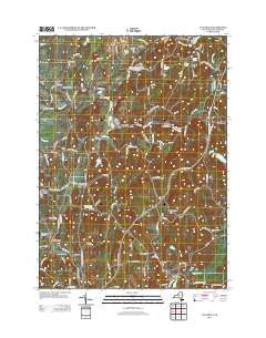 Claverack New York Historical topographic map, 1:24000 scale, 7.5 X 7.5 Minute, Year 2013