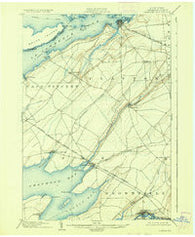 Clayton New York Historical topographic map, 1:62500 scale, 15 X 15 Minute, Year 1903