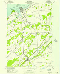 Clayton New York Historical topographic map, 1:24000 scale, 7.5 X 7.5 Minute, Year 1942