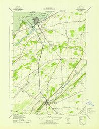 Clayton New York Historical topographic map, 1:31680 scale, 7.5 X 7.5 Minute, Year 1943