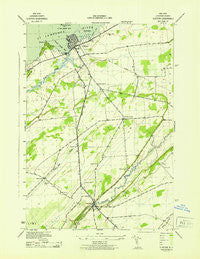 Clayton New York Historical topographic map, 1:31680 scale, 7.5 X 7.5 Minute, Year 1943
