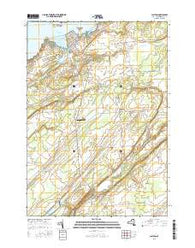Clayton New York Current topographic map, 1:24000 scale, 7.5 X 7.5 Minute, Year 2016