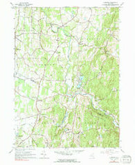 Clermont New York Historical topographic map, 1:24000 scale, 7.5 X 7.5 Minute, Year 1963